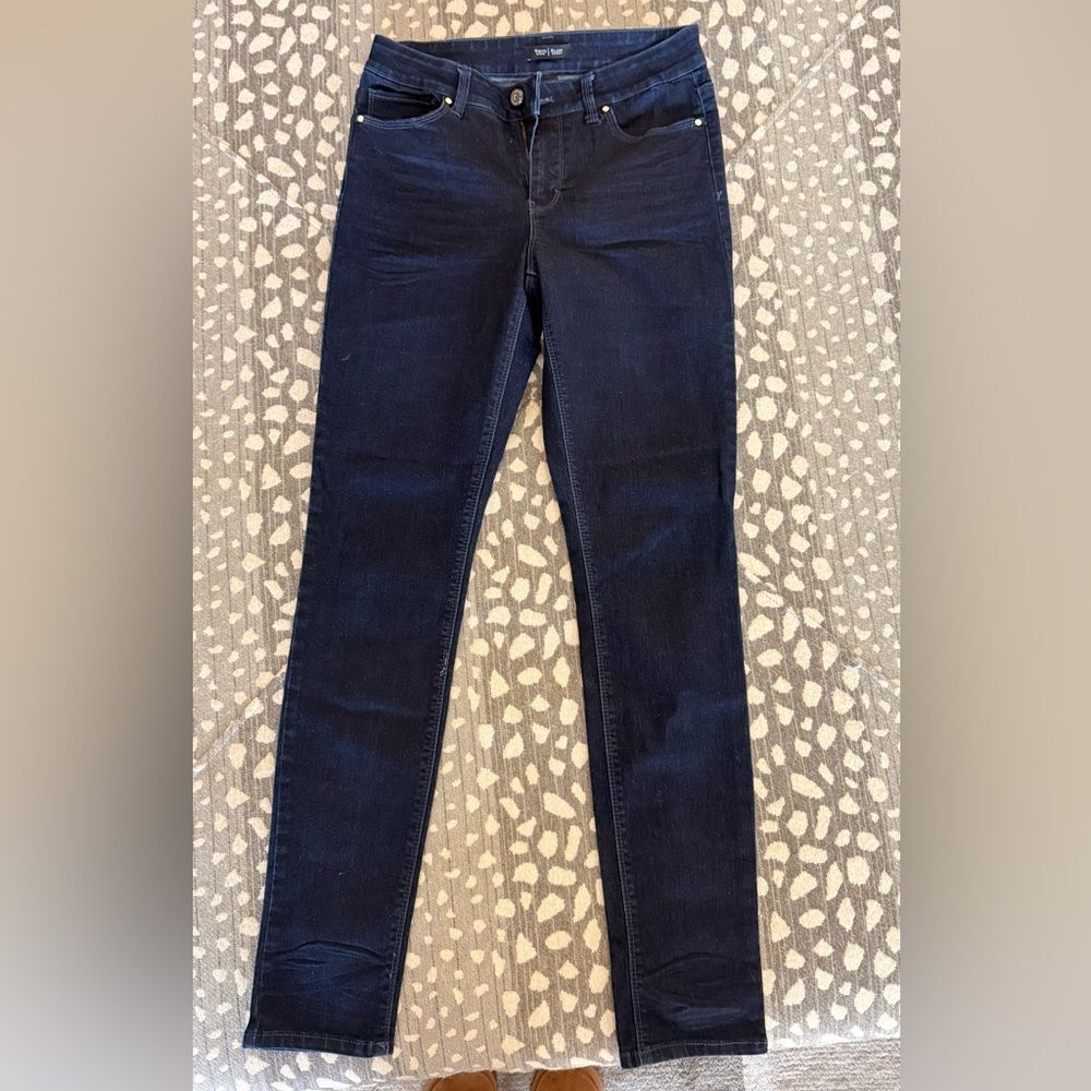 White House Black Market Dark Blue Skinny Jeans